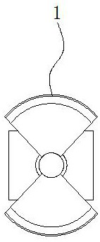 Detection line with sorting and transferring functions used for detection of metal pendants on clothing