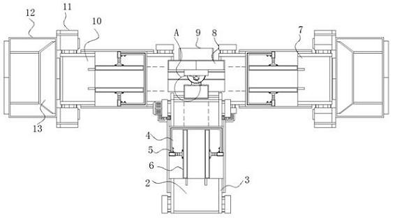 Detection line with sorting and transferring functions used for detection of metal pendants on clothing