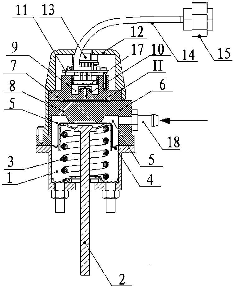 Bypass valve actuator for turbocharger