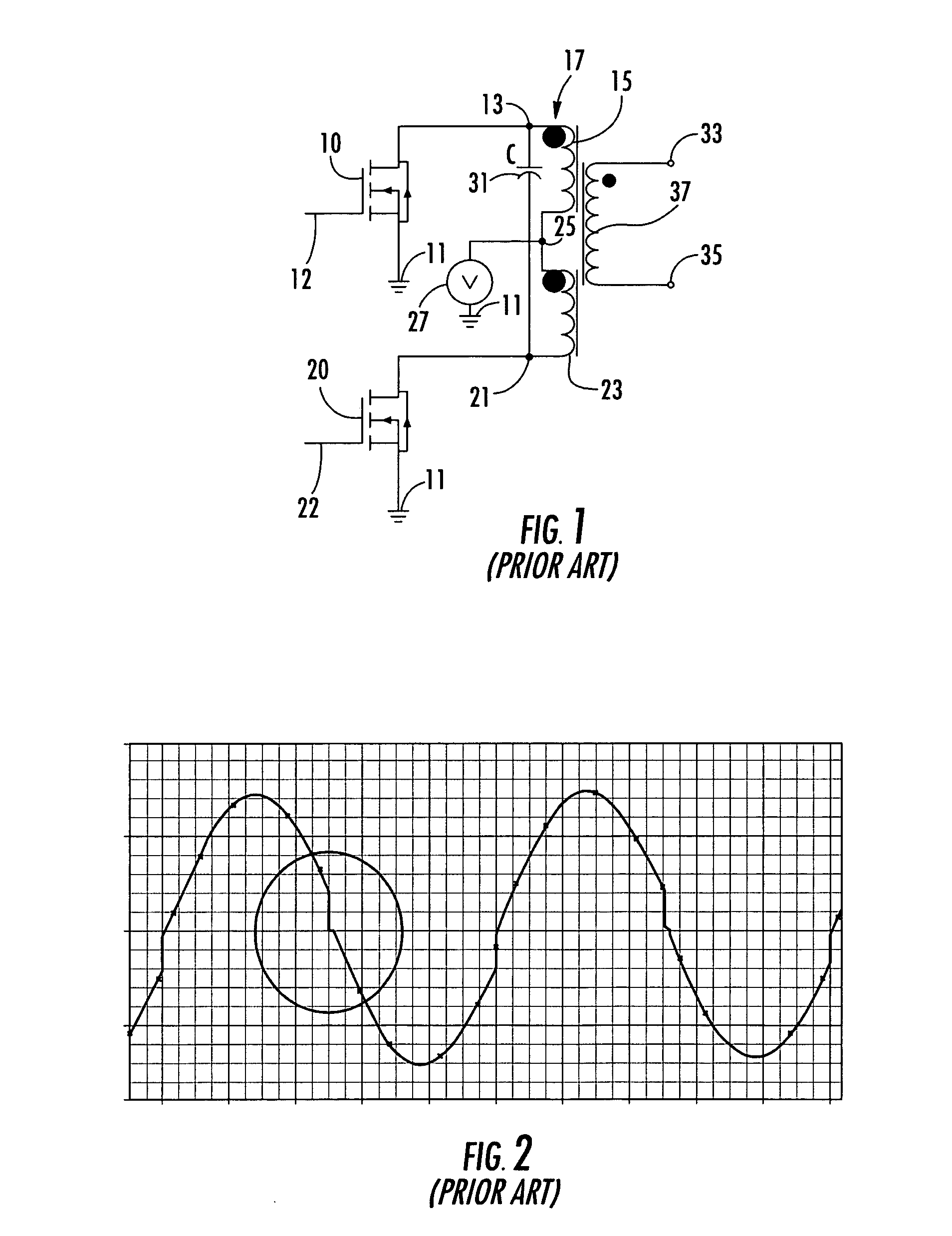 Architecture for achieving resonant circuit synchronization of multiple zero voltage switched push-pull DC-ac converters