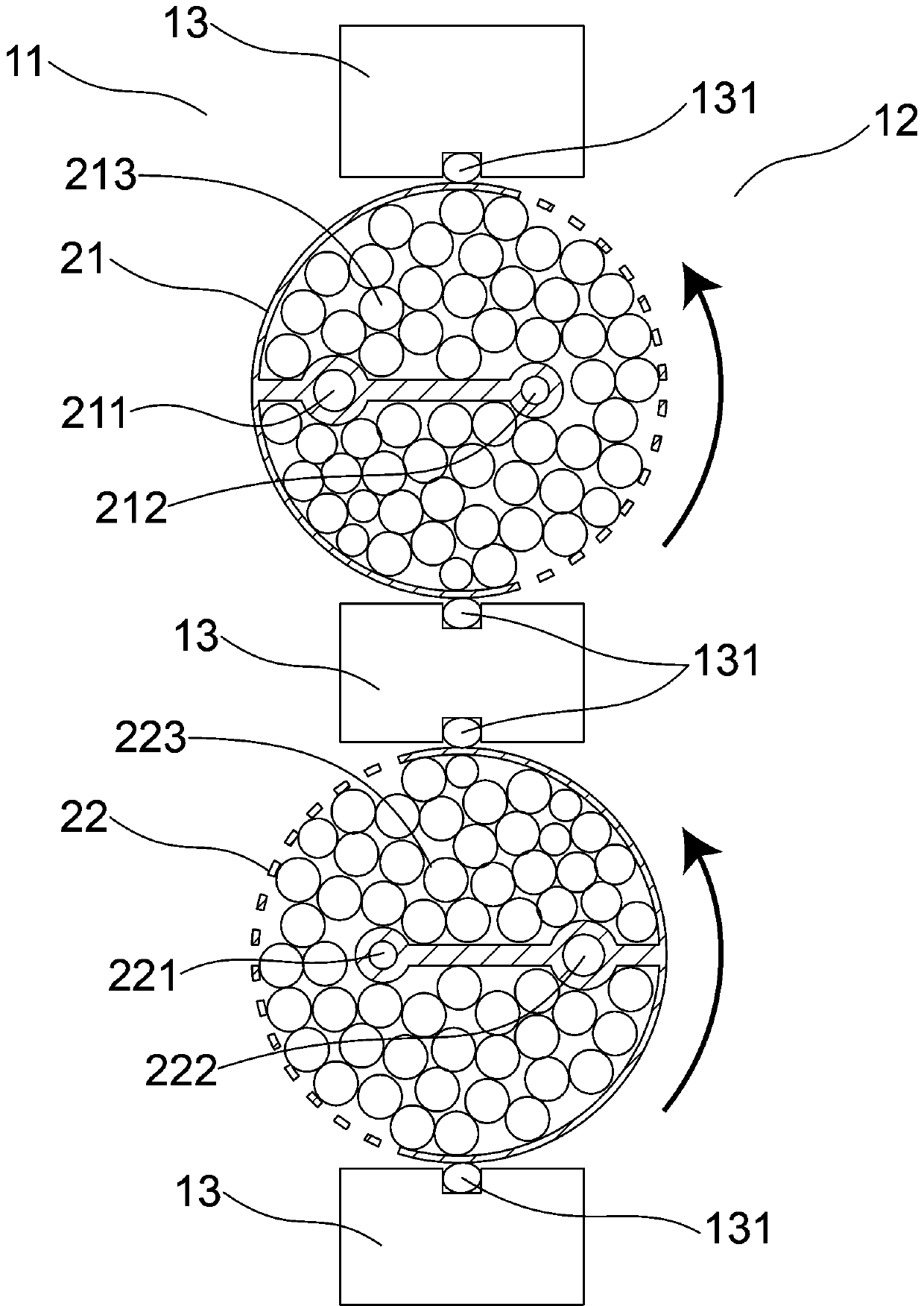 Air drying device used for closed cavity and control method of device