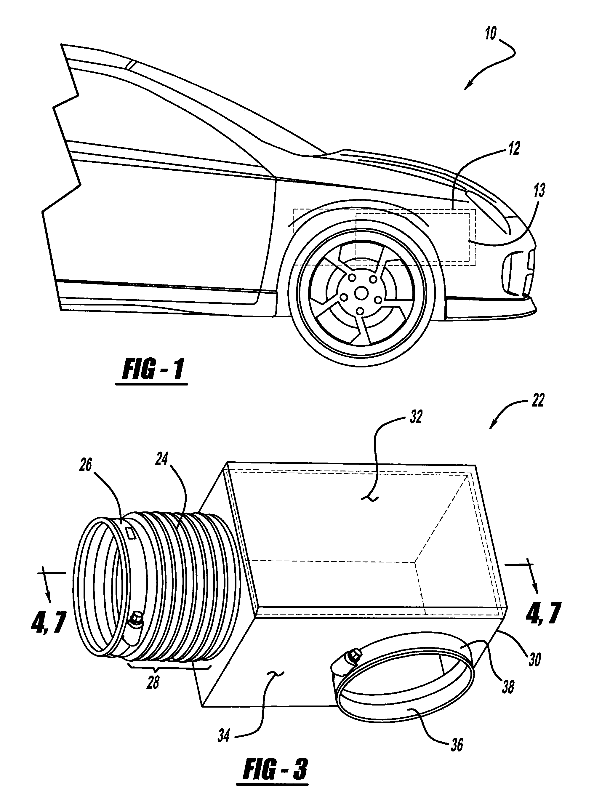 Flexible seal and molded rigid chamber