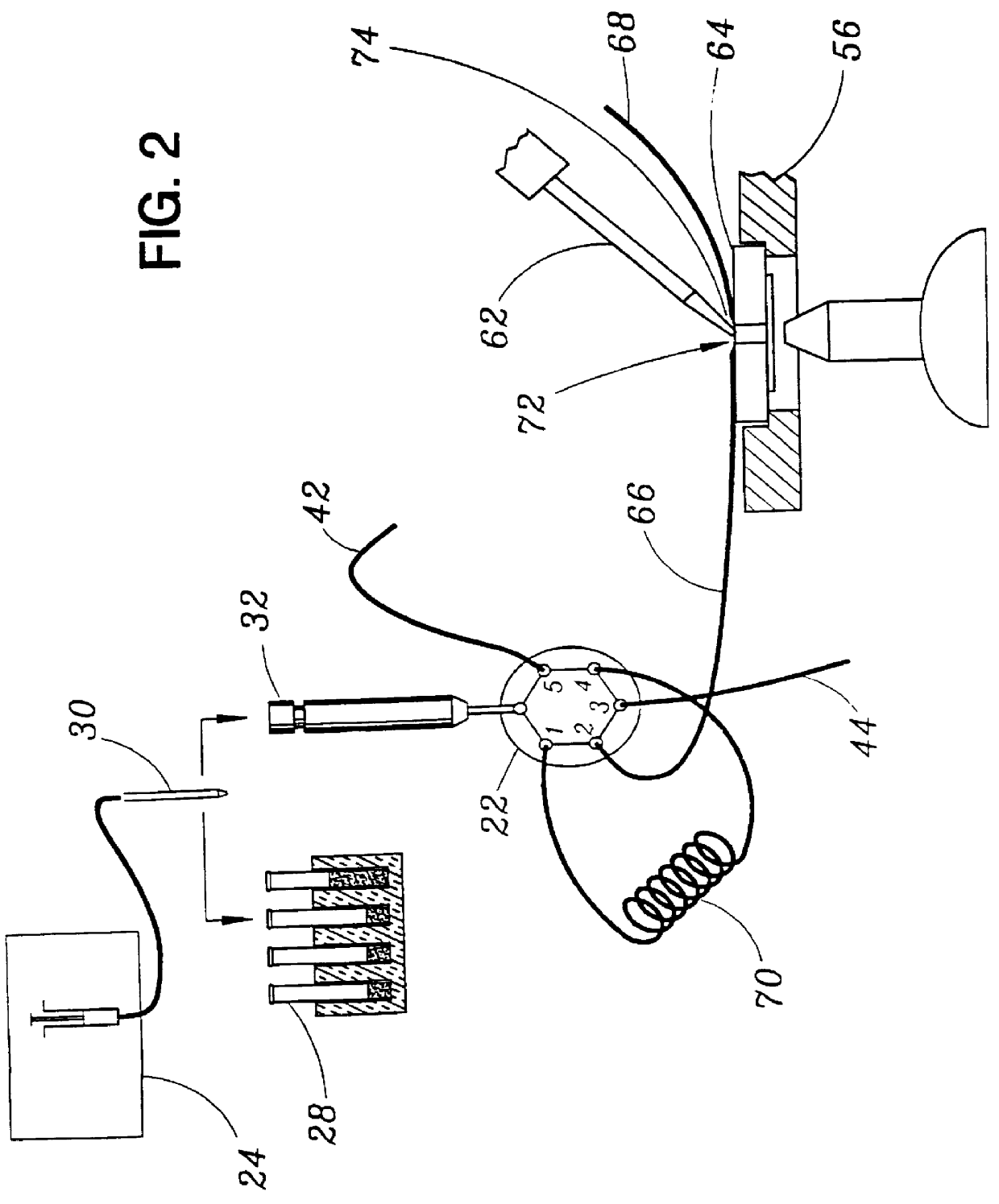 Patch clamp apparatus and technique having high throughput and low fluid volume requirements