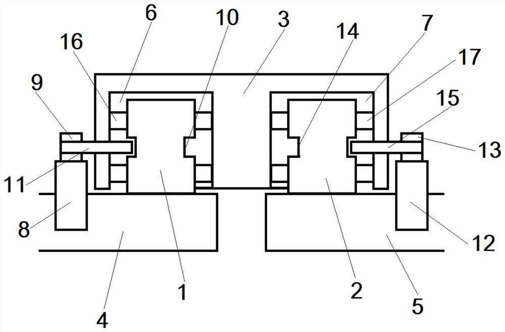 Trailer towing hook structure