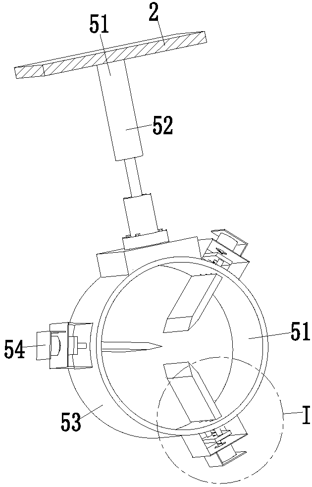 Segmented recycling device of electric power cables