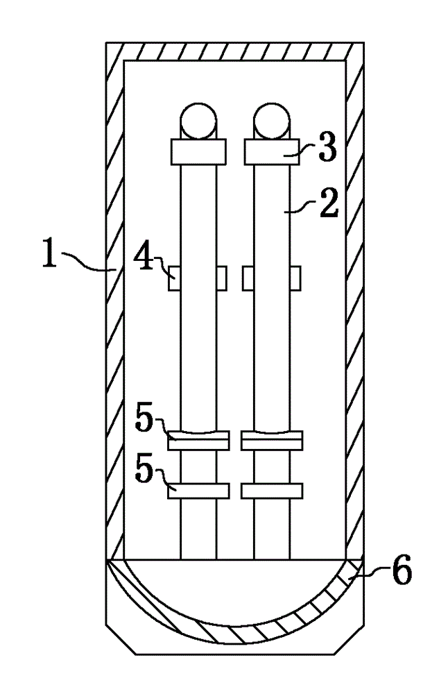 High-pressure gas flow meter of U-shaped measuring pipe