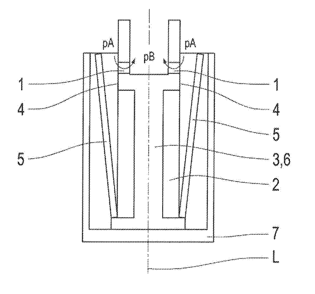 Electromagnetic valve with spring tongues