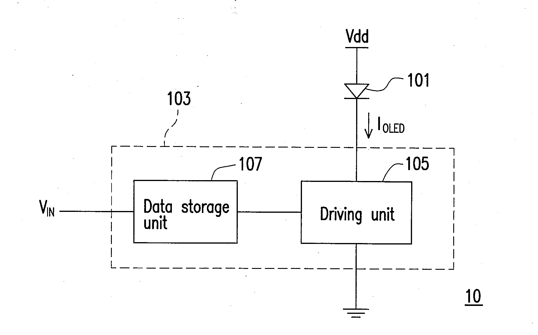 Light-emitting component driving circuit and related pixel circuit