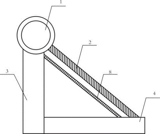 Solar water heater with antifreezing function