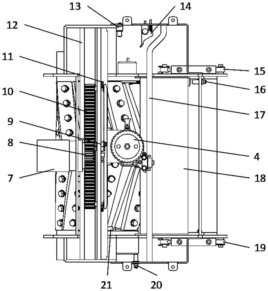 Silage harvester and knife grinding device thereof