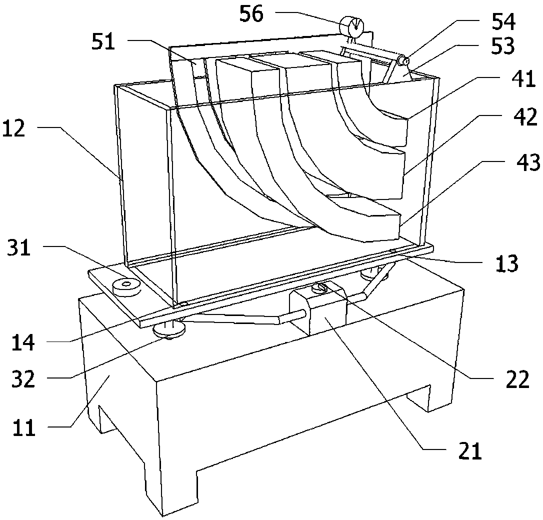 Improved hydrostatic pressure testing device and testing method
