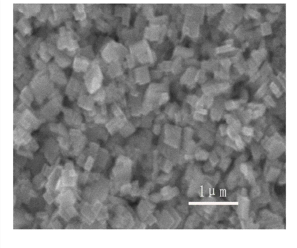 Tungsten trioxide nano-sheet prepared by hydrothermal method and application of tungsten trioxide nano-sheet