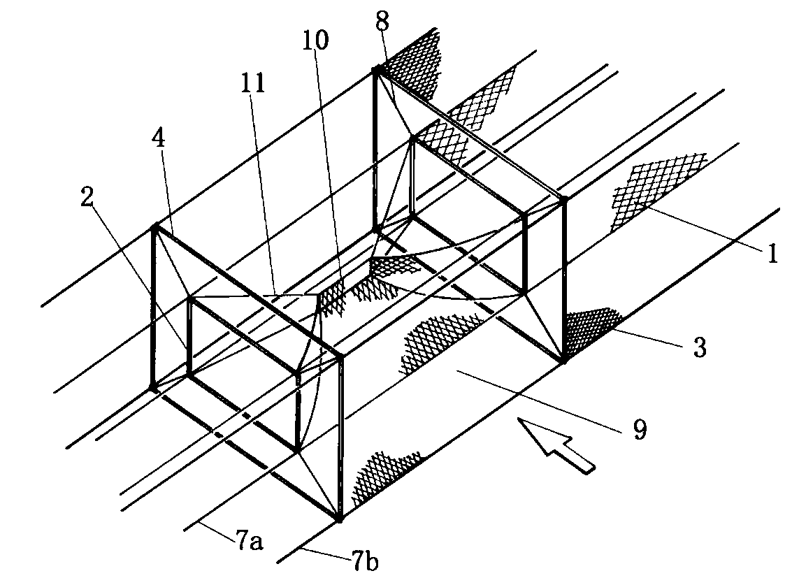Device and method for selective catching test of ground cage fishing gear