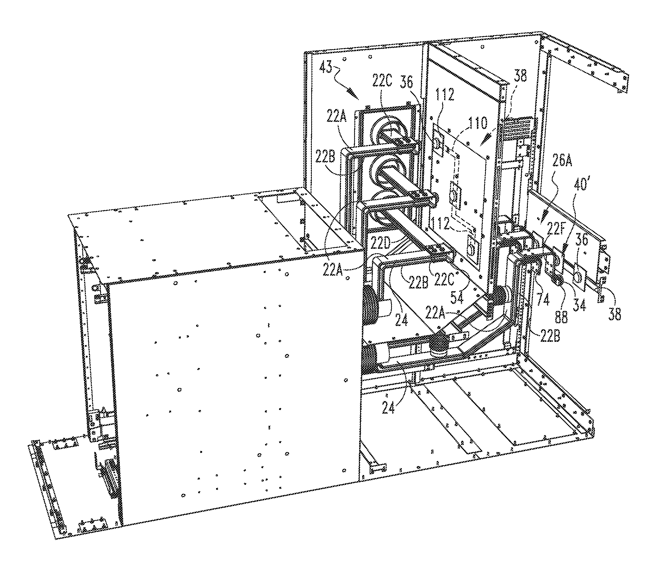Arc management system for an electrical enclosure assembly