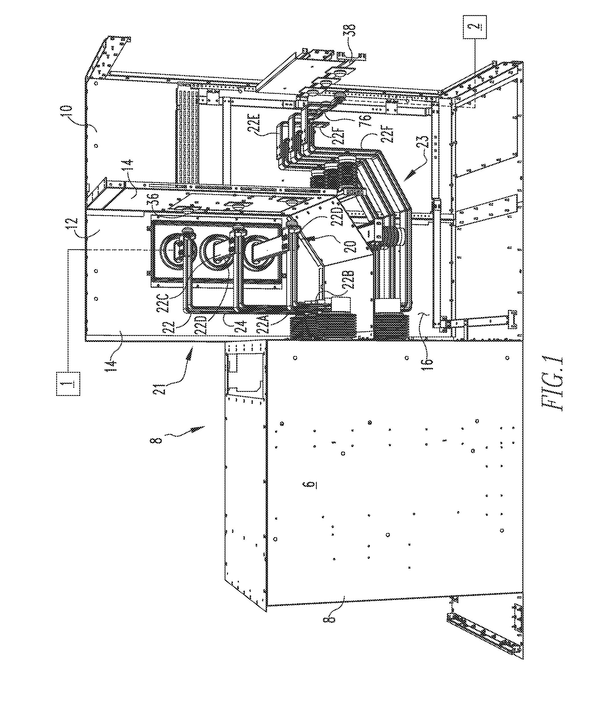 Arc management system for an electrical enclosure assembly