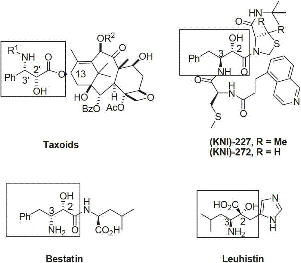 Preparation method of optical pure alpha-hydroxyl-beta-aminopropionic acid ester derivative