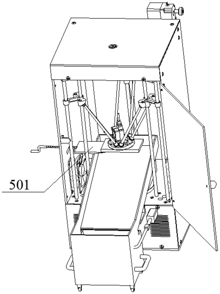 Semi-automatic photo-curing 3D printer