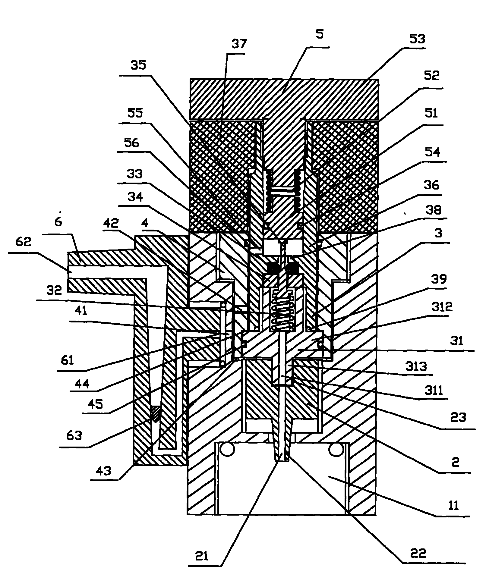 Portable gas cylinder switch assembly