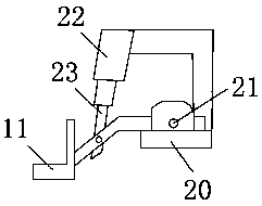 Integrated floor cutting device capable of realizing transverse and longitudinal integration coordination work