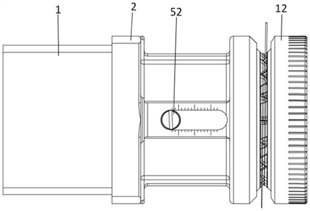 Hysteresis type yarn tension adjusting device