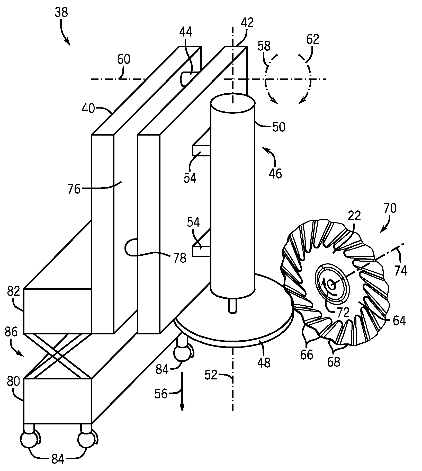 Blade sharpening system for agricultural implements
