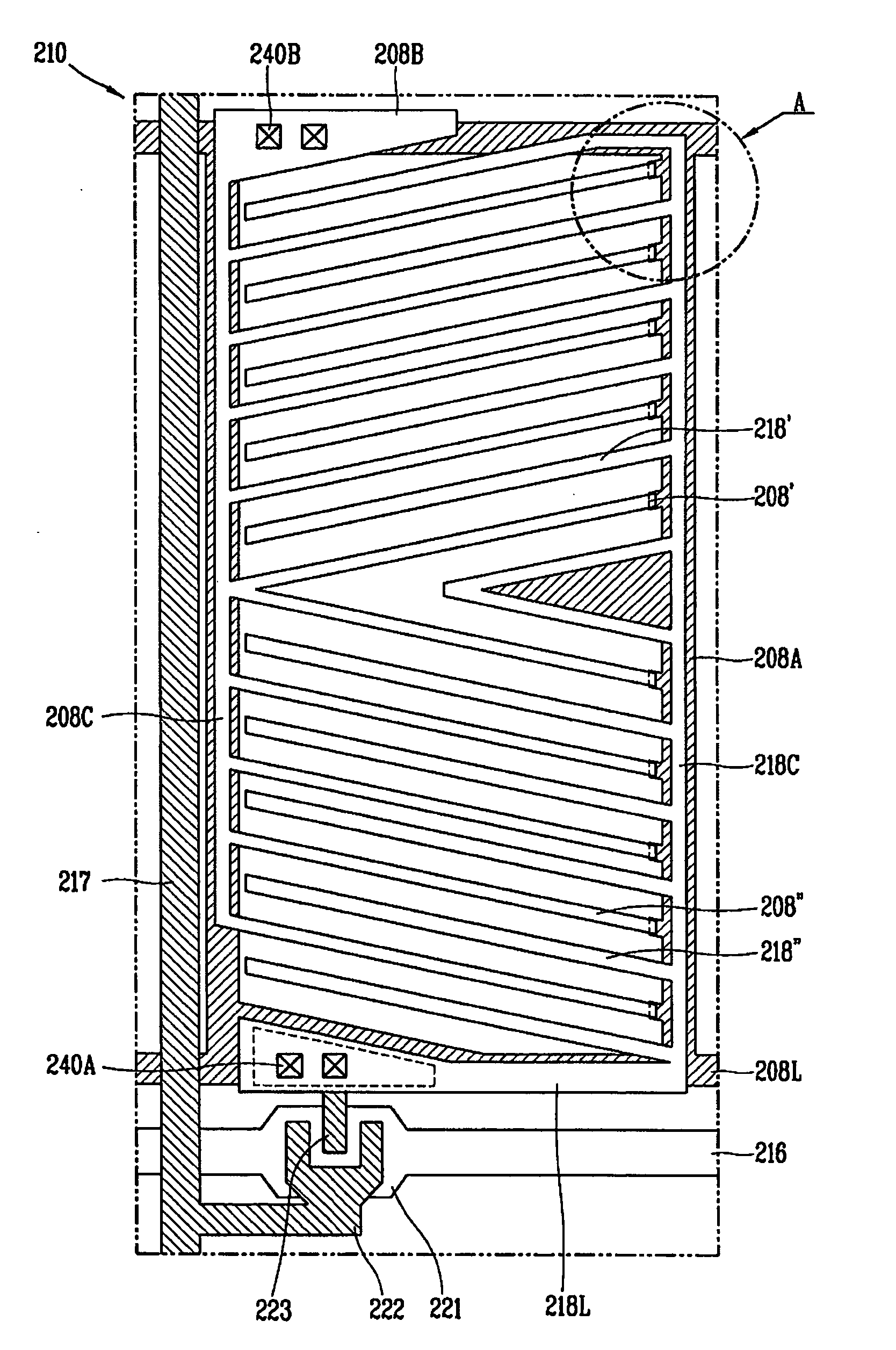 In-plane switching mode liquid crystal display and fabrication method thereof