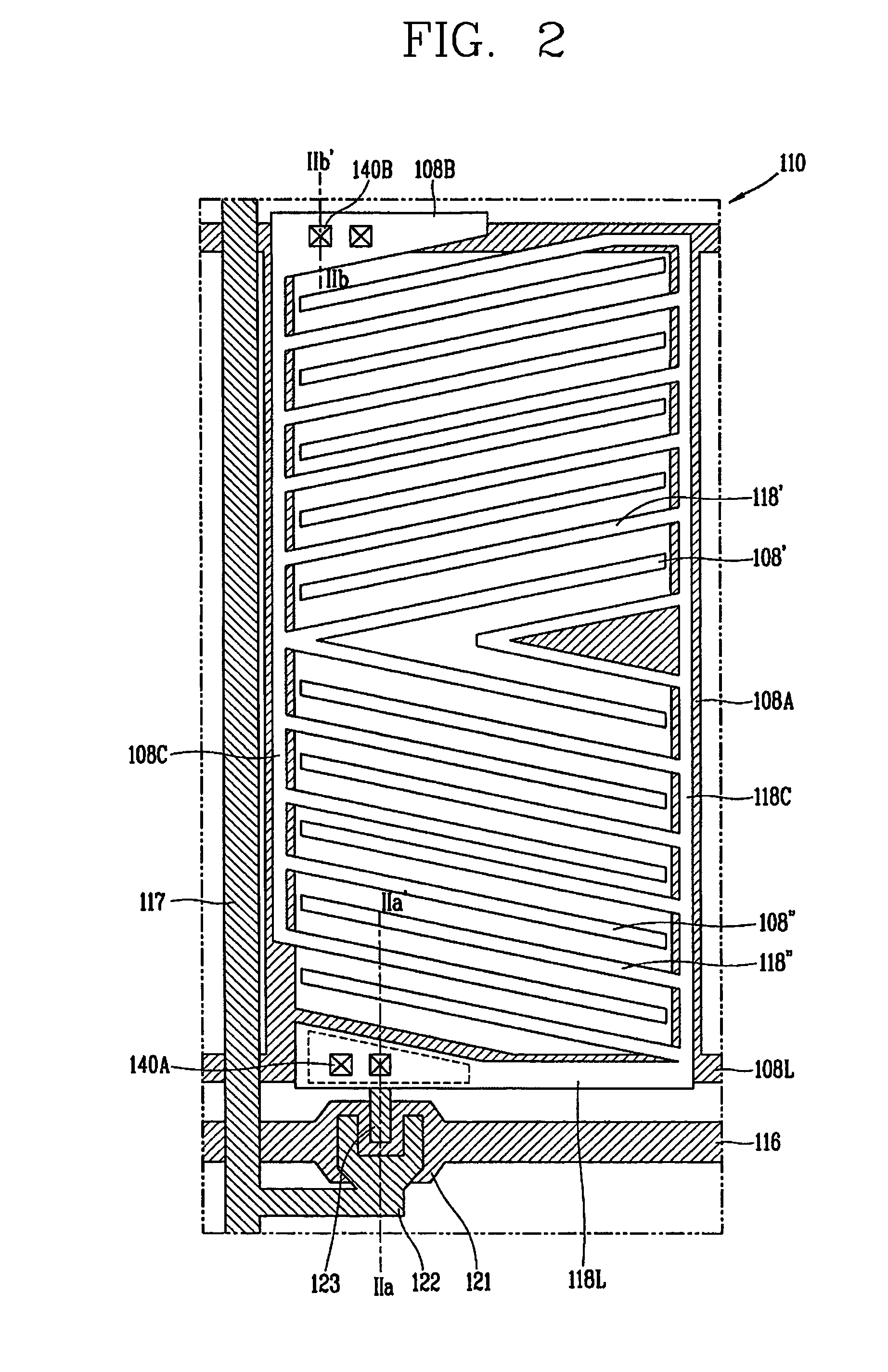 In-plane switching mode liquid crystal display and fabrication method thereof