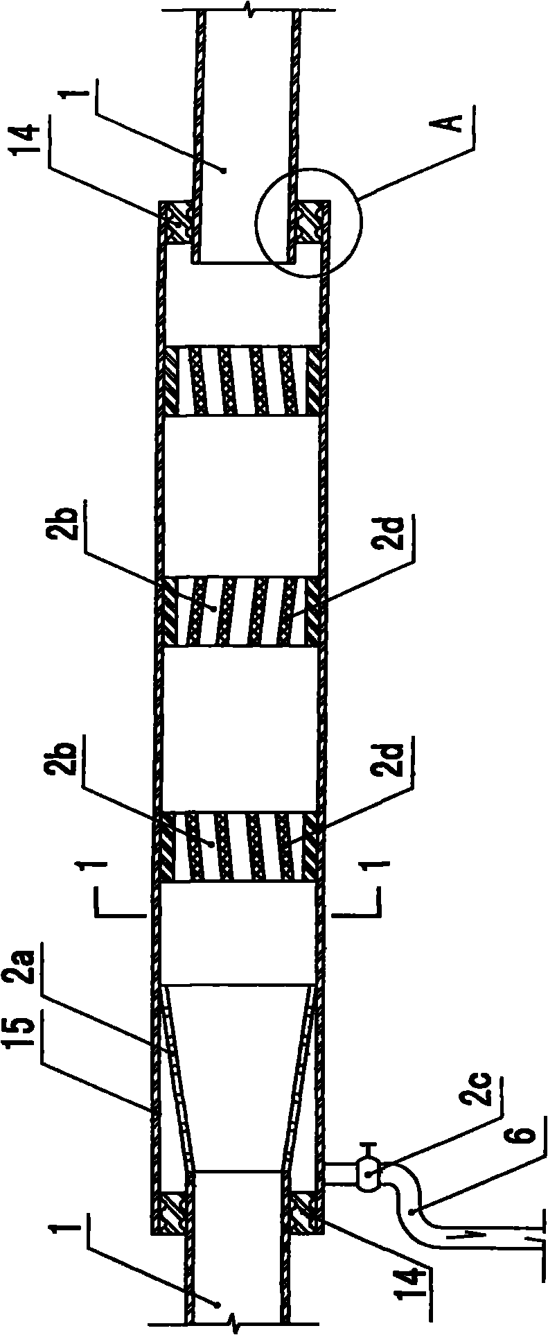 Method and device for reducing wind pressure to building