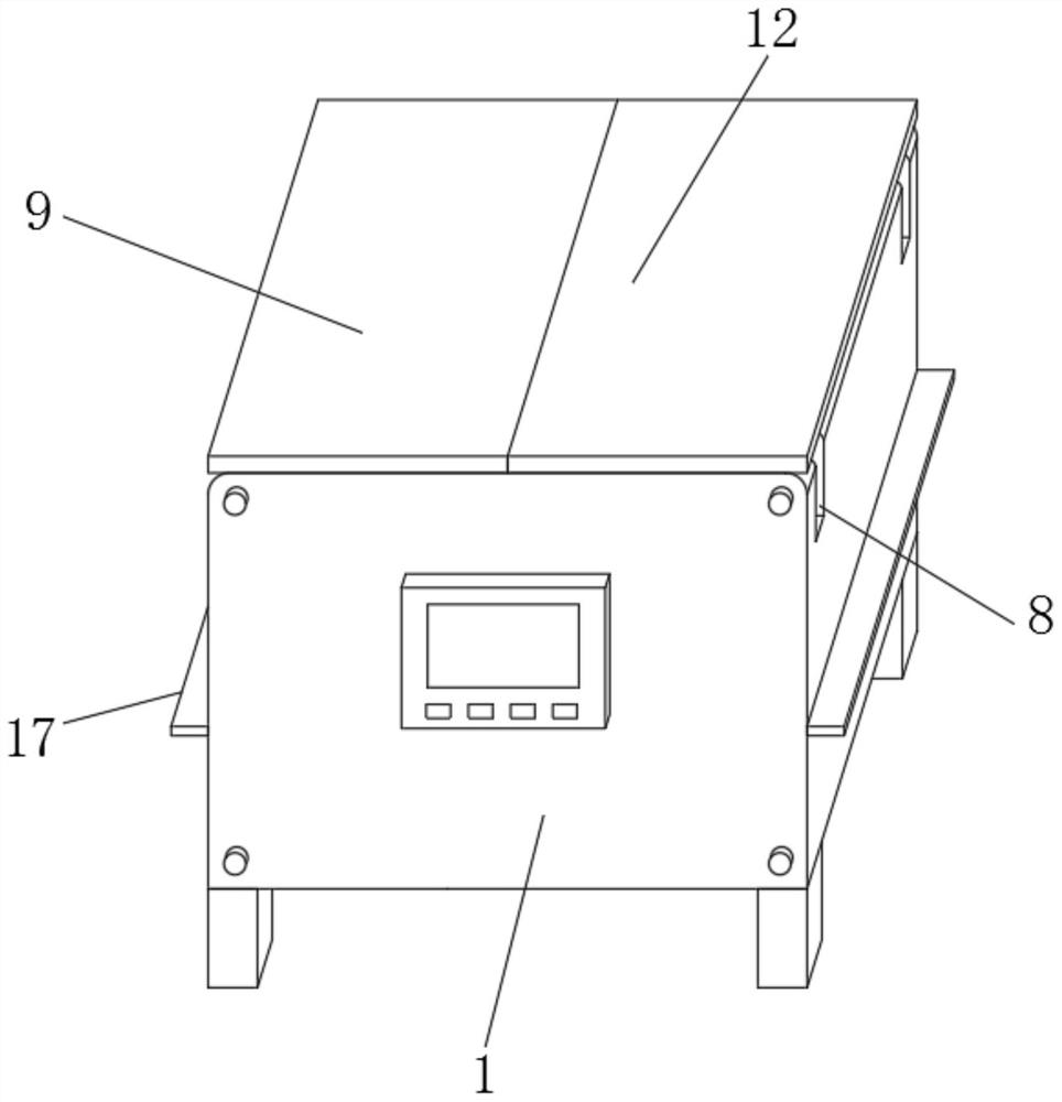 Display cabinet for selling electronic terminal equipment