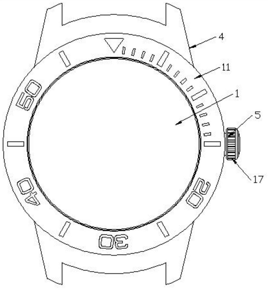 Watch type trigger switch device