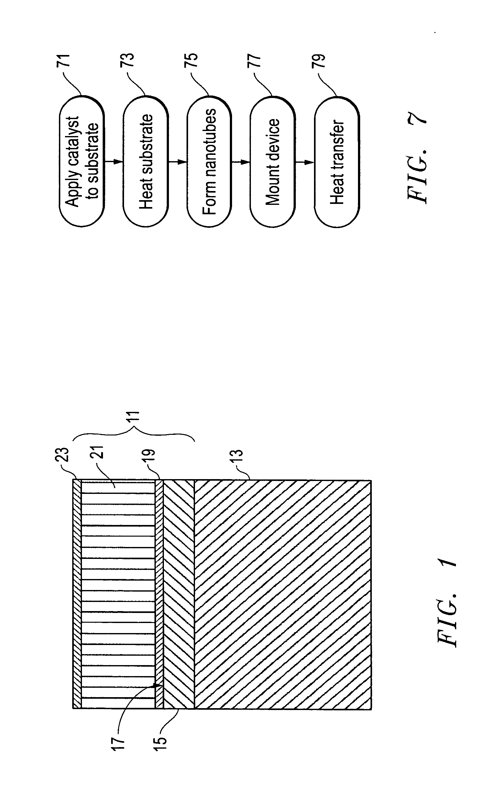 System, method, and apparatus for producing high efficiency heat transfer device with carbon nanotubes