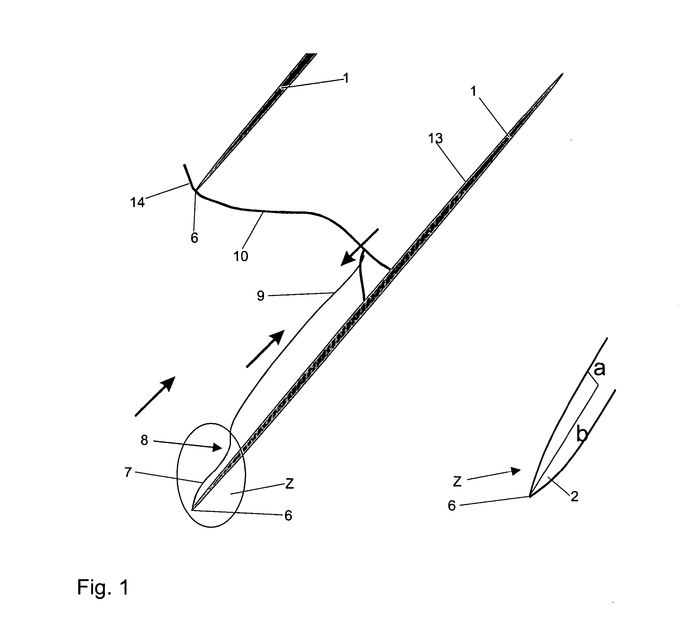 Compressor blade with reduced aerodynamic blade excitation