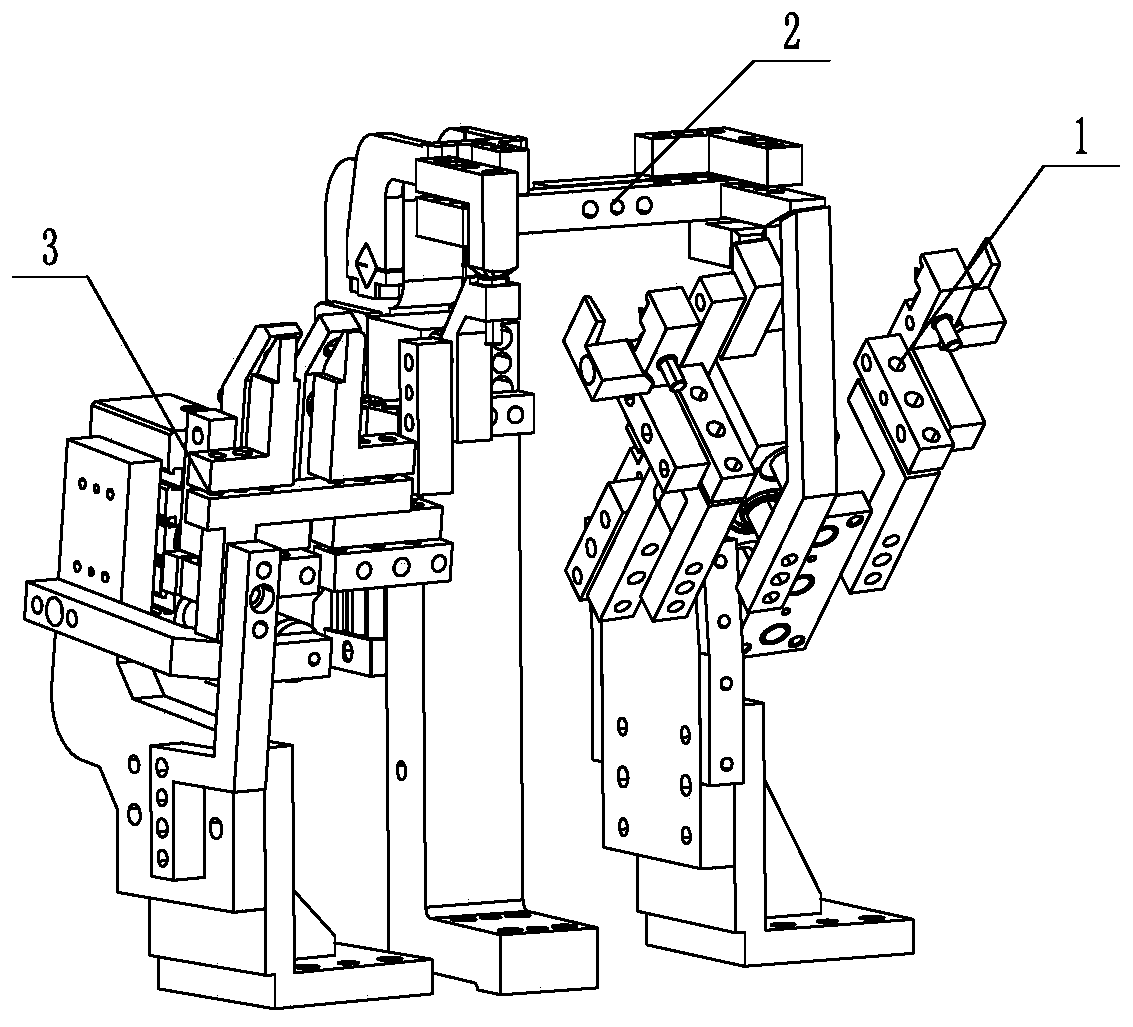 Automobile pillar B cross beam fixture