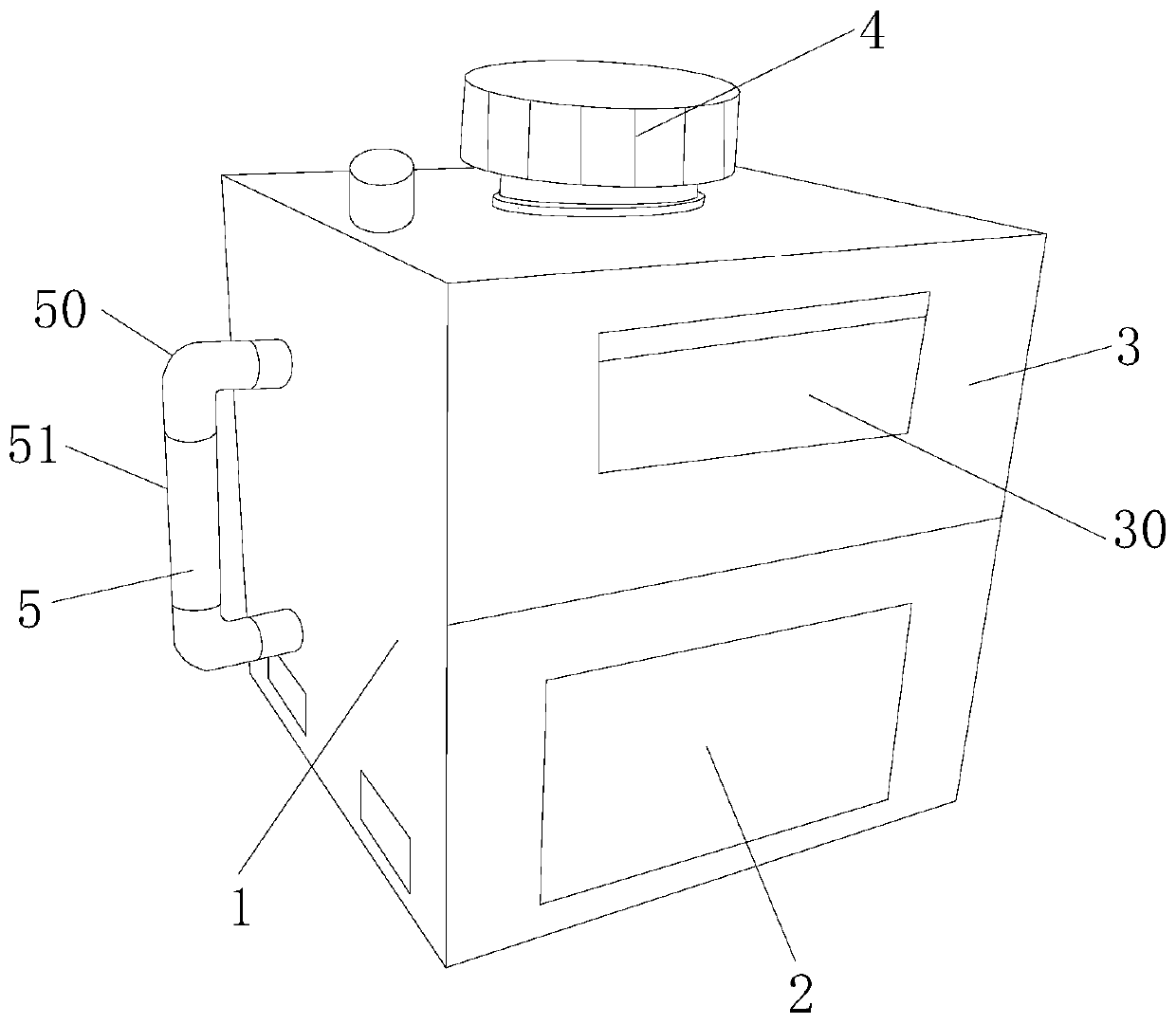 Sewage treatment device for incinerating medical waste by Brown gas