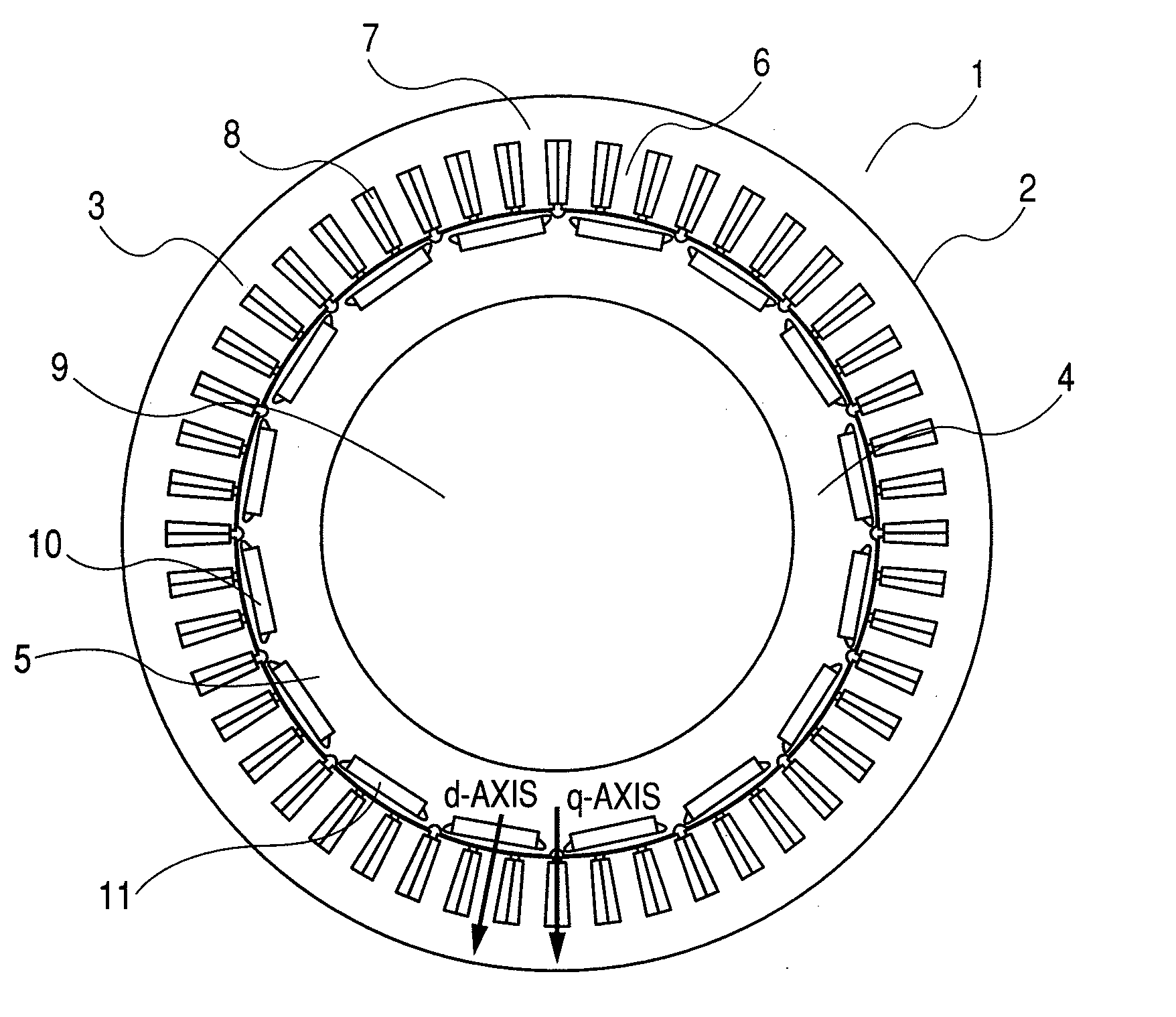 Permanent magnet type generator and hybrid vehicle using the same