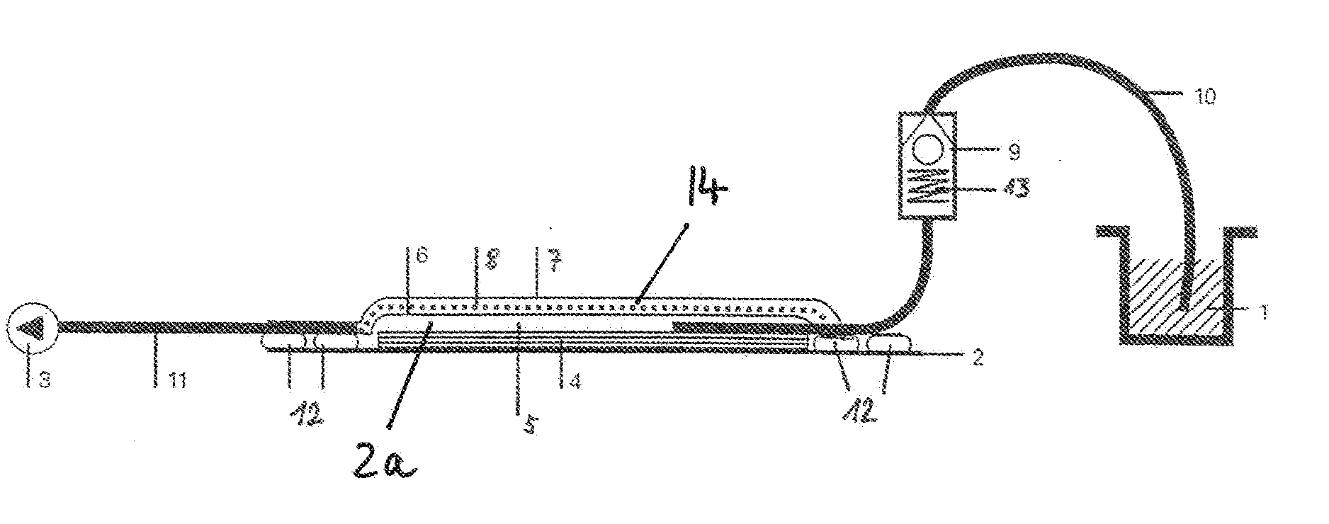 Device for manufacturing components from fiber-reinforced composites