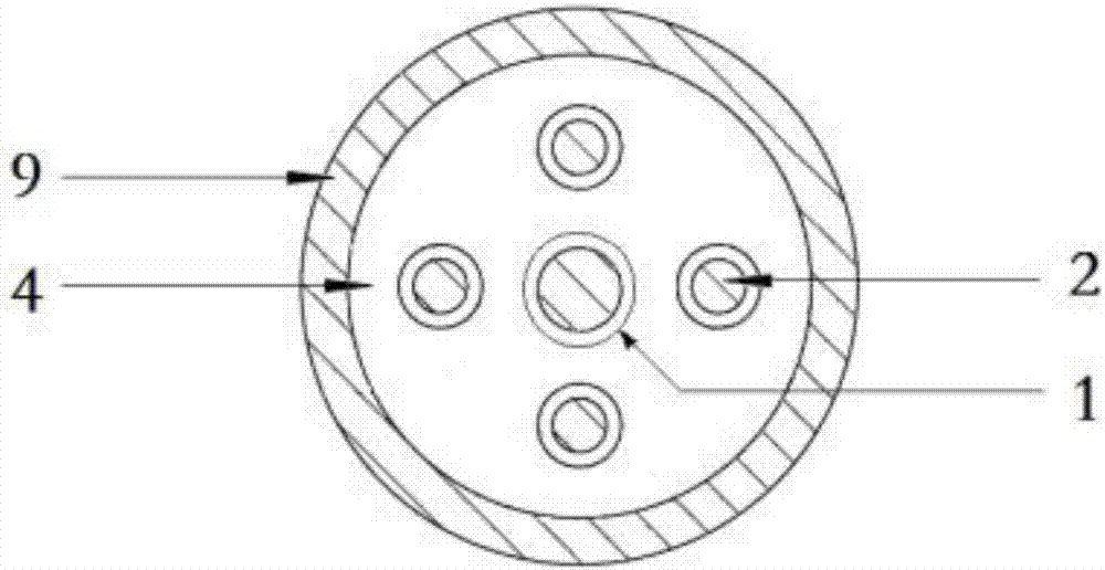 High-signal-to-noise-ratio coaxial cable connector for measuring current