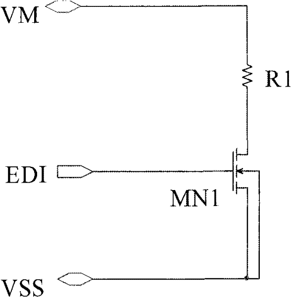 Driving circuit for discharge over-current protection and recovery, battery protection circuit and system