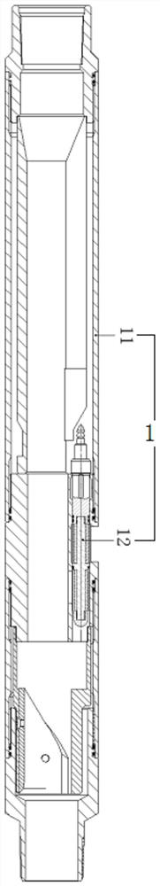 Corrosion monitoring device and pipe string for corrosion monitoring of water injection well