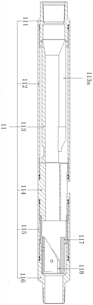 Corrosion monitoring device and pipe string for corrosion monitoring of water injection well