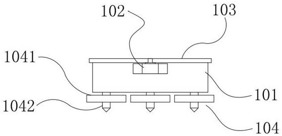 Non-contact photographing hole-measuring calibration device and method