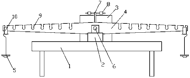 Portable type assemble and disassemble standard lever