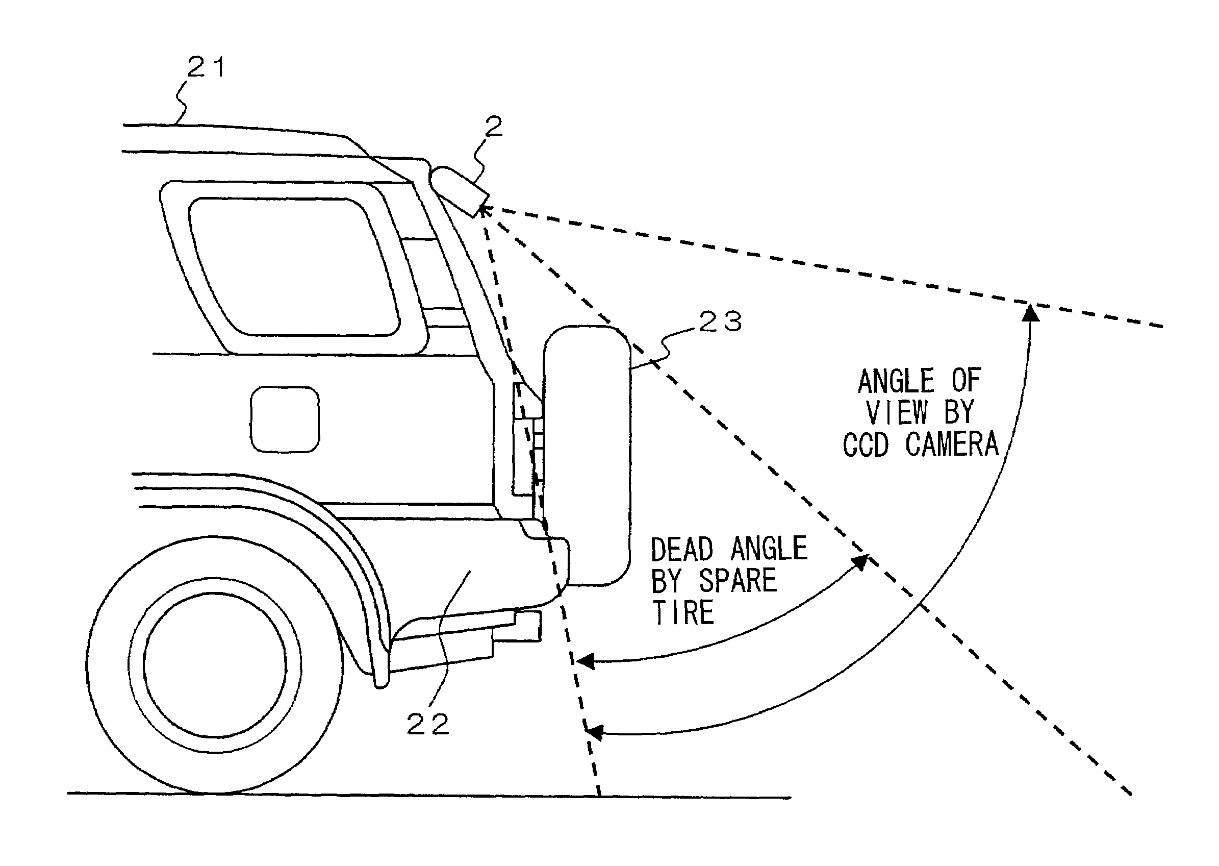 Rearview monitoring apparatus for vehicle