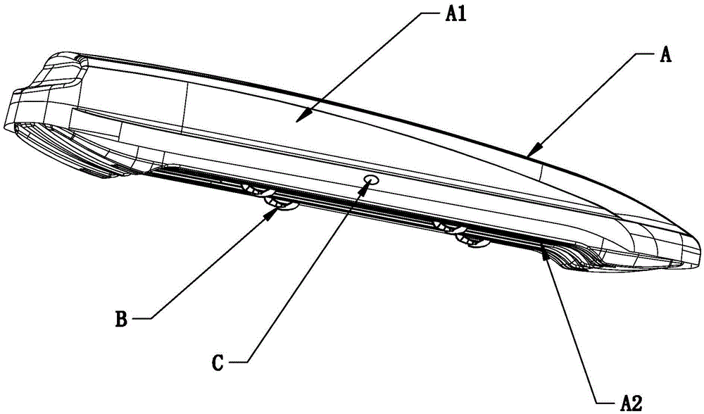 Vehicle roof trunk