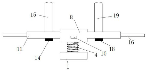 Motorcycle damping pedal integrating gear shifting and brake control