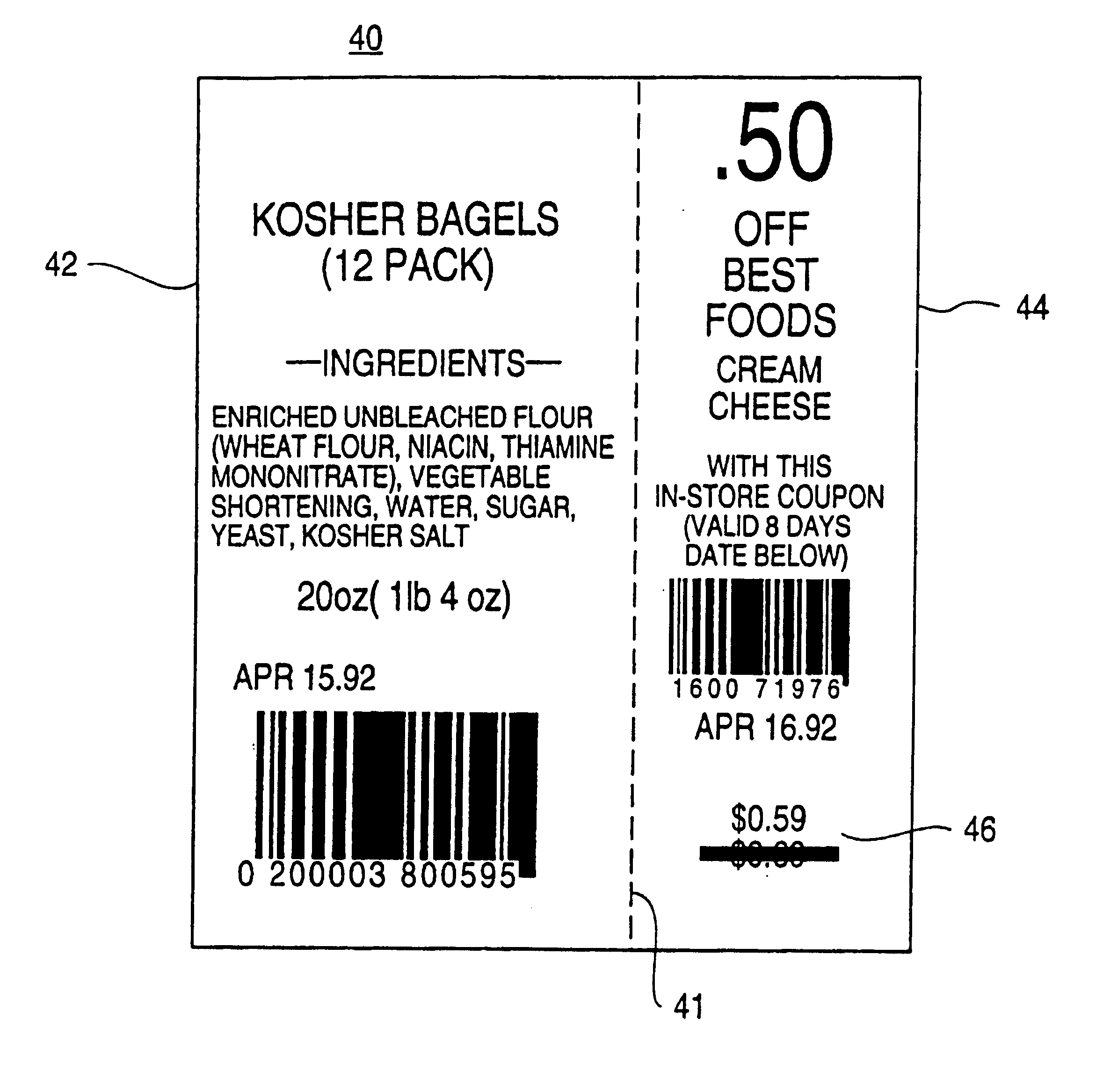 Method and apparatus for printing merchandising information