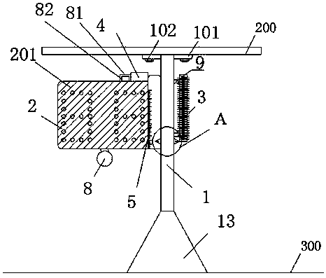 A bridge height limiting device