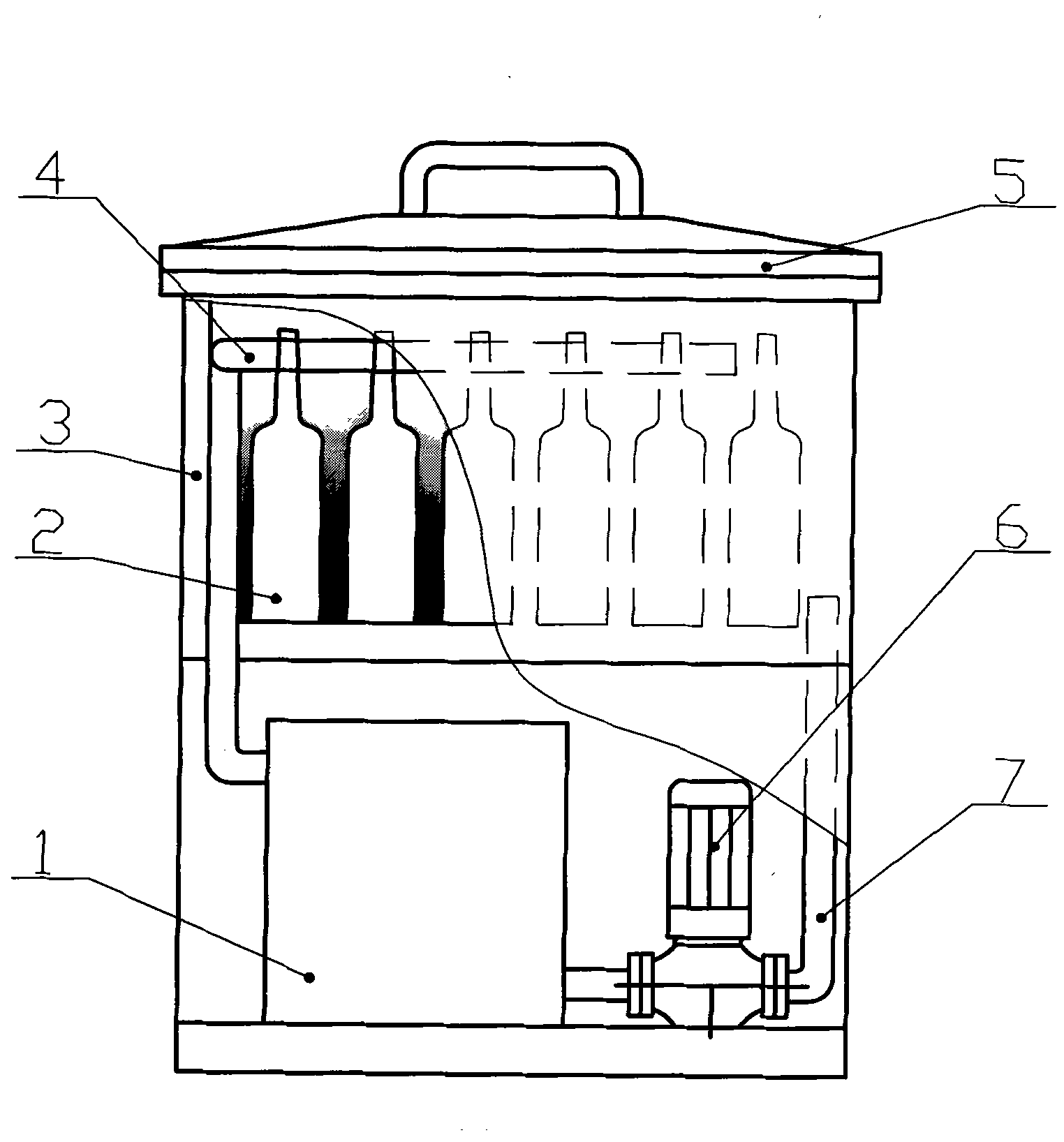 Small packaged beer and beverage rapid cooling device