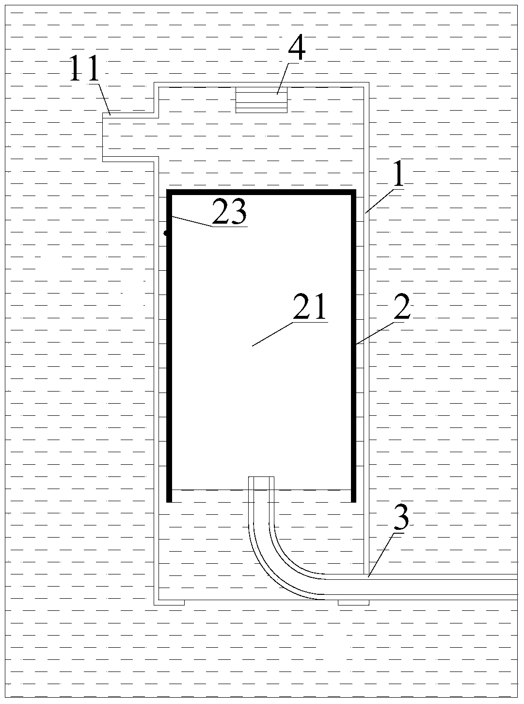 MBR pulse aeration device free of extra power and aeration system with same