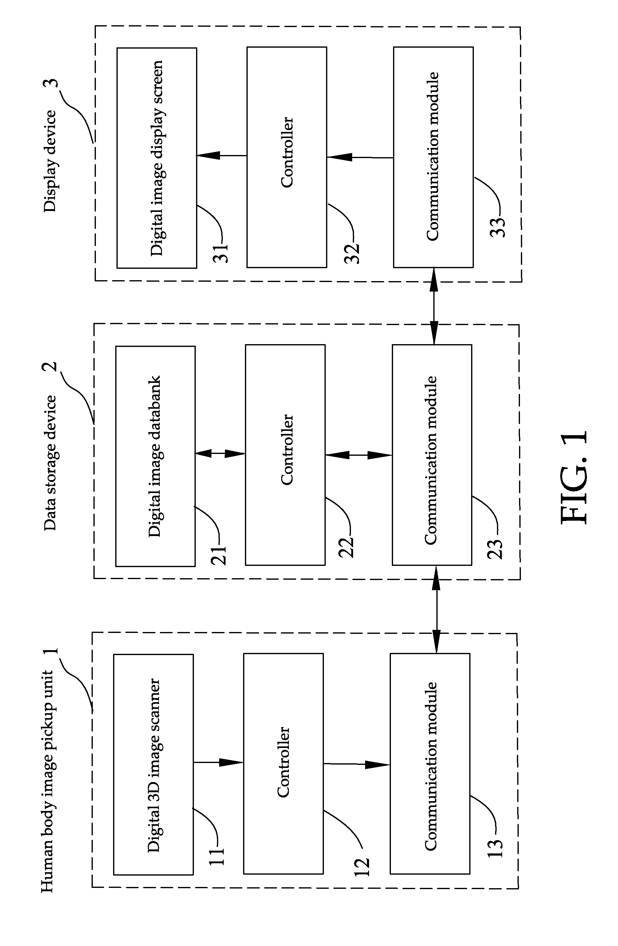 Digital image storage system and human body data comparison method for medical and aesthetic applications